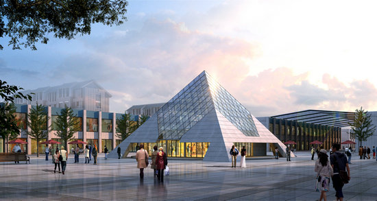 西藏金字塔网架